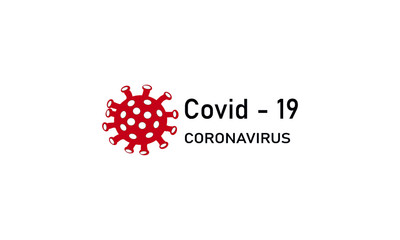 Creative (Covid-2019  CORONAVIRUS ) Banner Word with Icons ,Vector illustration.