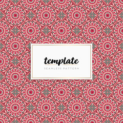 Colorful mandala seamless pattern vector
