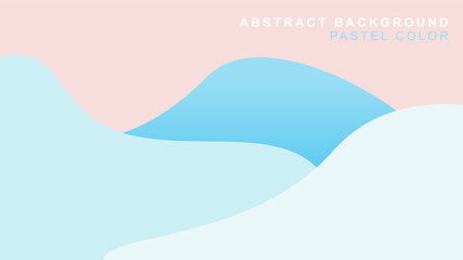Vector abstract blue templates in pastel colors
