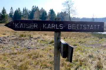 Schild Kaiser Karls Bettstatt