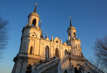 Fototapeta premium Church of the Vladimir Icon of the Mother of God in the Bykovo estate