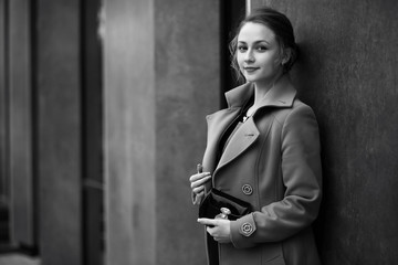 Beautiful woman at a business meeting