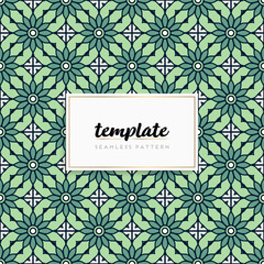 Colorful mandala seamless pattern vector