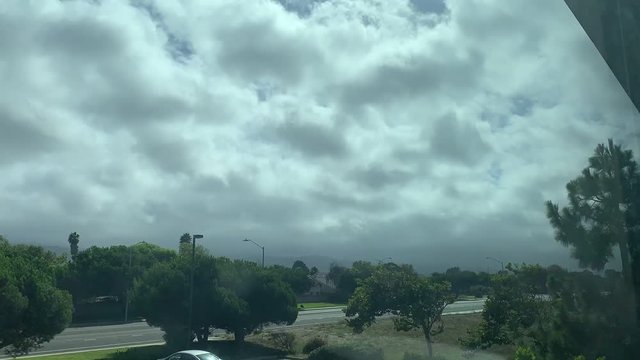 Swirling Clouds - Time-Lapse