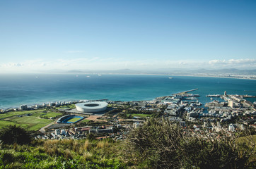 panorama of Cape Town, South Africa