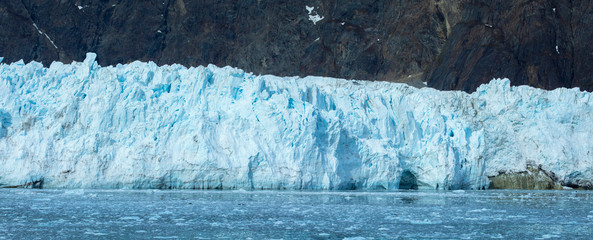 Glacier Bay National Park, Alaska, USA, is a natural heritage of the world, global warming, melting...