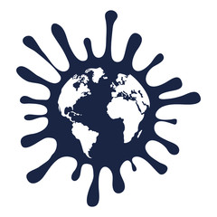 EPS-10 vector graphic virus, bacterium