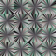 Vector seamless pattern tiles with squares and colorful stripes