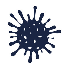 EPS-10 vector graphic virus, bacterium