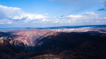 Huge iron ore quarry opencast mining of iron ore opencast mining.