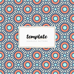 Colorful mandala seamless pattern vector