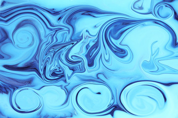 Blue psychedelic abstract background