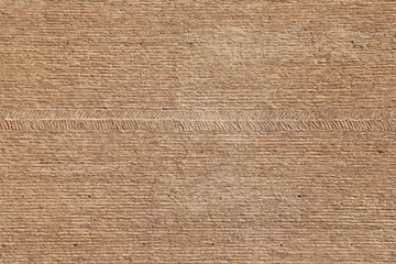 Background texture of craftsmanship in brown brick wall