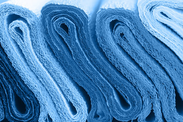 Color of the year 2020 pantone classic blue 19-4052 crepe abstract background
