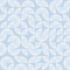 Geometric abstract pattern in midcentury style. Seamless vector