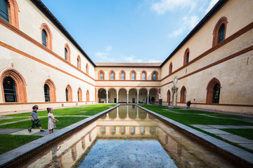 Fototapeta premium Castello Sforzesco Milan