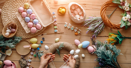easter concept. Easter photo. Decoration. 