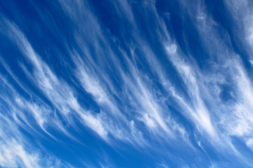 Beautiful sky in windy weather, background