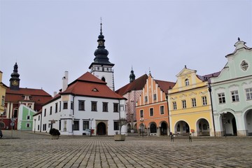 The central square of the Czech city