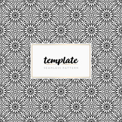 Colorful mandala seamless pattern vector