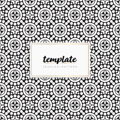 Colorful mandala seamless pattern vector