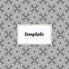 Colorful mandala seamless pattern vector