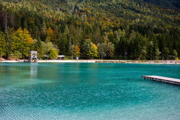 Lake Jasna in Kranjska Gora, Slovenia