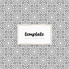 Colorful mandala seamless pattern vector