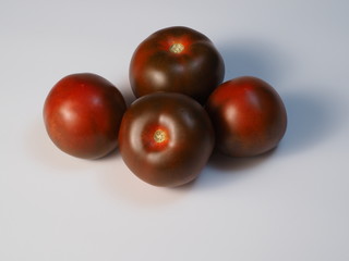 Ripe and fresh red tomatoes