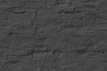 Grey plastered brick wall texture.