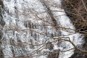 湯滝　曇り