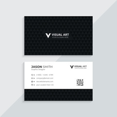 Black And White Simple Business Card