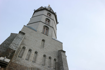 Obraz premium Tower of Estonian Evangelical Lutheran alexander cathedral in Narva, Estonia