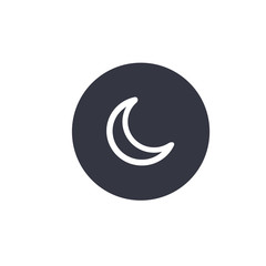 Silent, sleepmode, mobile button. Can also be used for phone and communication. Suitable for use on web apps, mobile apps and print media. vector illustration