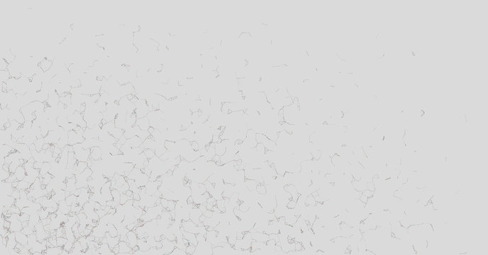 Network Mesh Random Procedural Art background illustration