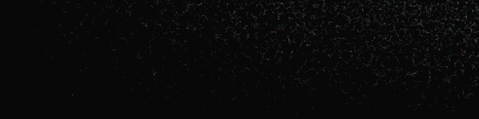 Network Mesh Random Procedural Art background illustration