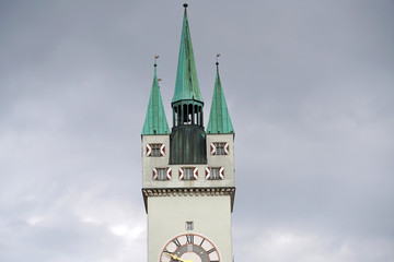 Straubing is a Lower Bavarian city with a well-preserved old town with medieval architecture