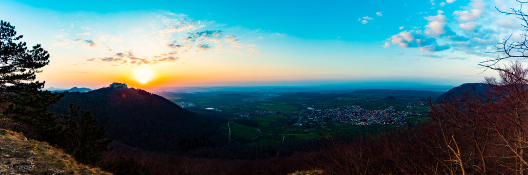 Burg Hohen Neuffen Panorama