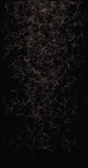 Network Mesh Random Procedural Art background illustration