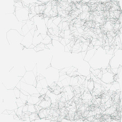 Network Mesh Random Procedural Art background illustration
