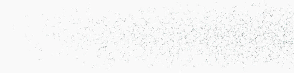 Network Mesh Random Procedural Art background illustration