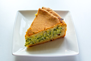 Zucchini pie, italian dish