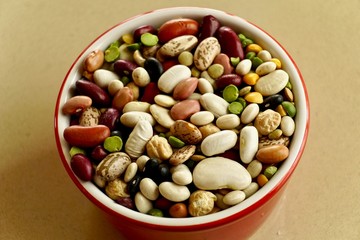 bowl of dried beans