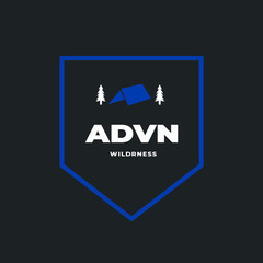 retro logo design vector 