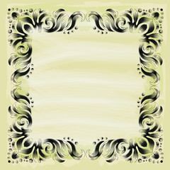 vector damask patterns for greeting cards and wedding invitations