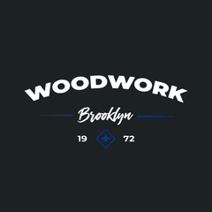 retro logo design vector 