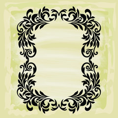 vector damask patterns for greeting cards and wedding invitations
