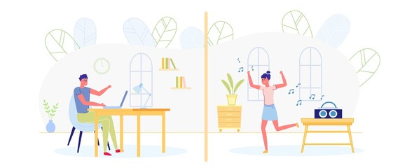 Teenage Girl Disturbs Neighbors with Loud Music.