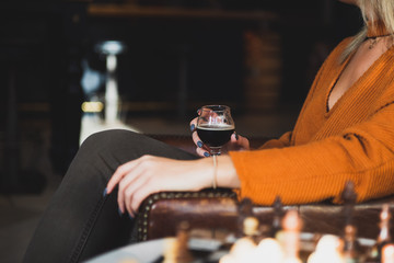 Scotch in hand