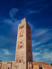 Fototapeta premium Mosquée La Koutoubia à Marrakech au Maroc